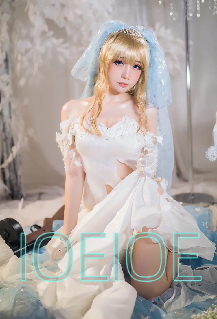 焖焖碳 – NO.035 少女前线 索米 婚纱 [42P-149M]-IOE魔盒花园