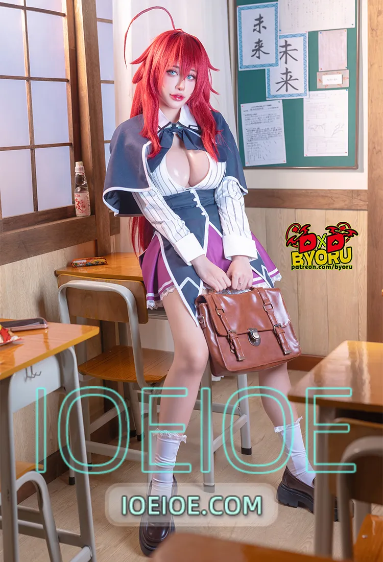 Byoru – NO.256 恶魔高校 莉雅丝-吉蒙里 [66P+20V-1.92GB]-IOE魔盒花园