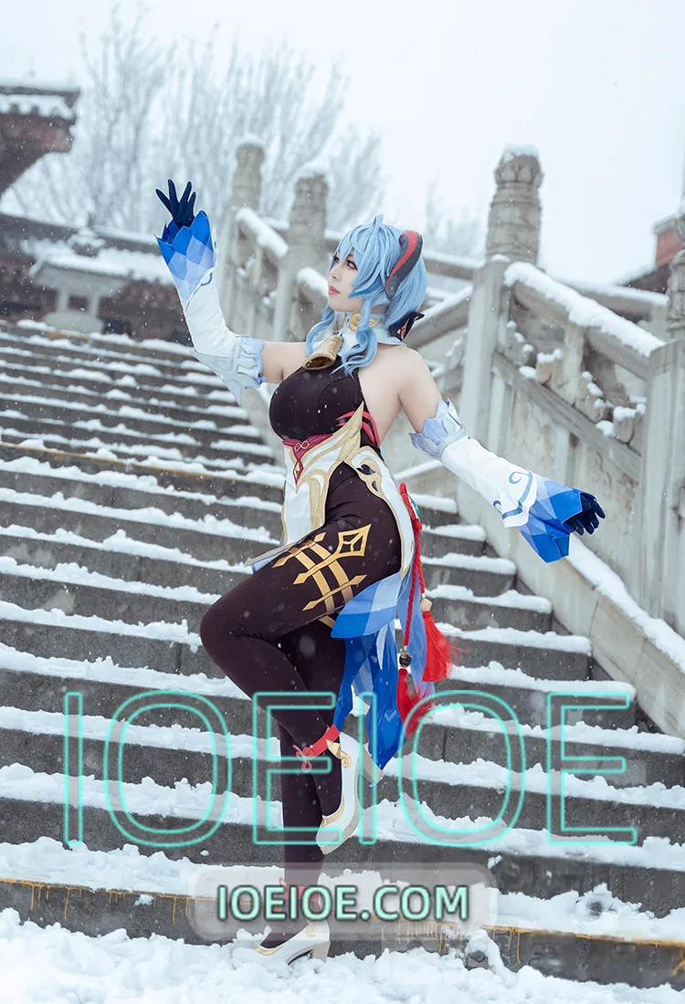 虎森森 - NO.046 原神 甘雨 雪景 [42P-298M]-IOE魔盒花园