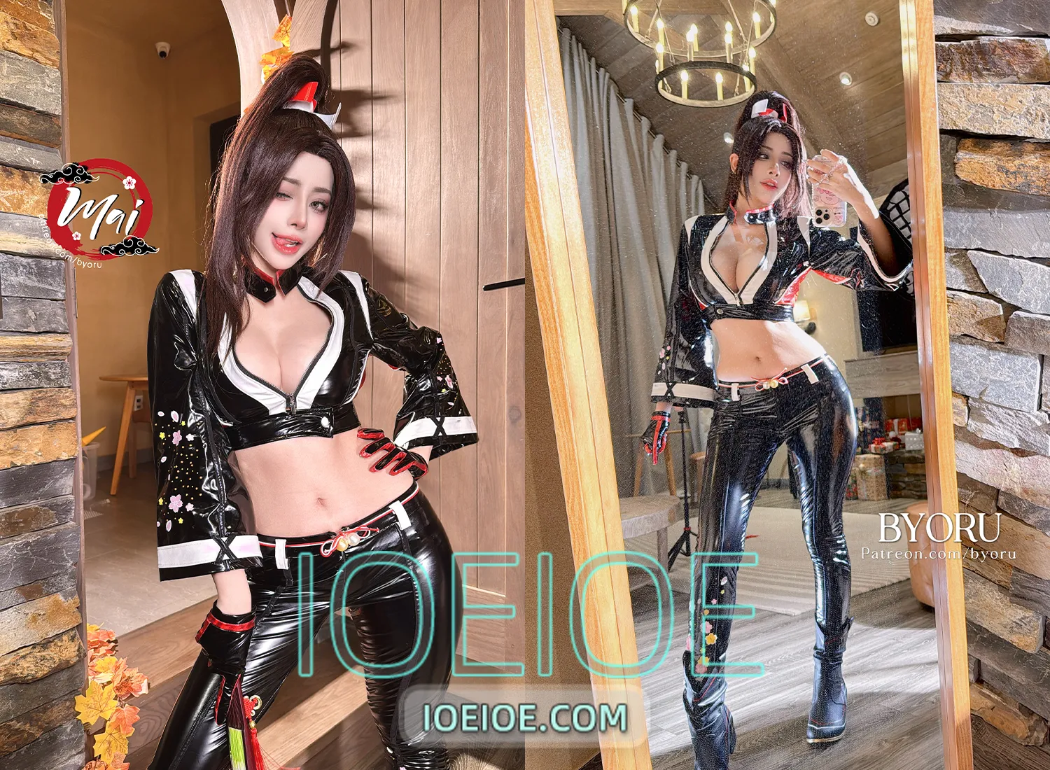 图片[1]-Byoru – NO.264 Mai OG black outfit [47P+22V-2.55GB]-IOE魔盒花园