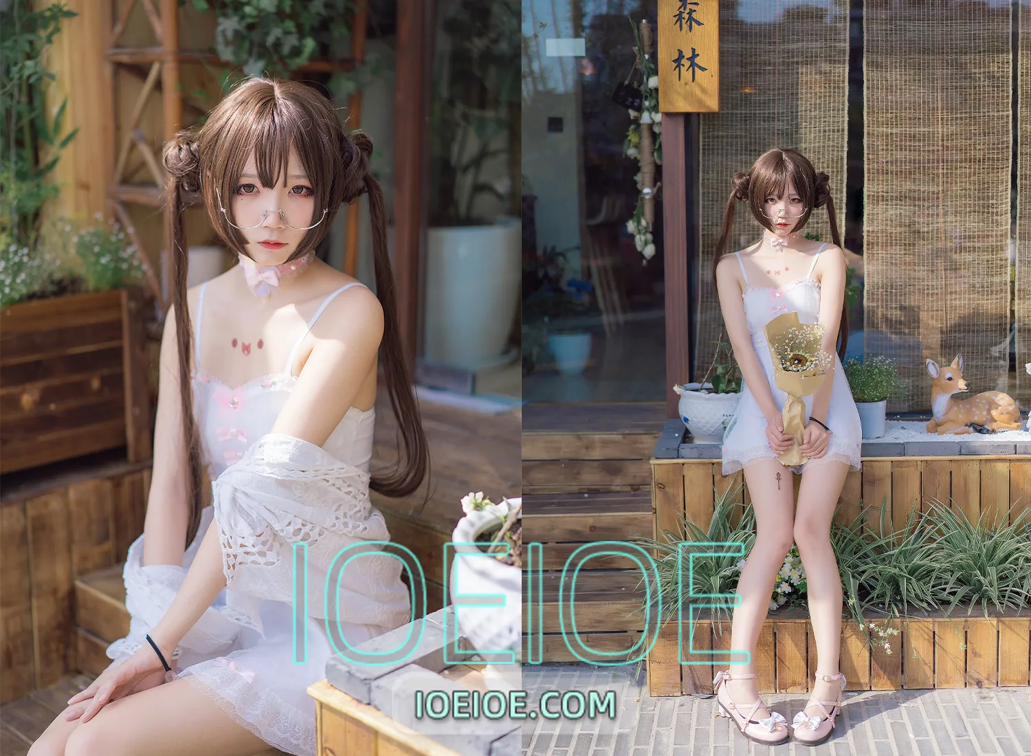 图片[1]-五更百鬼 – NO.004 双马尾 日常 10P 67M-IOE魔盒花园