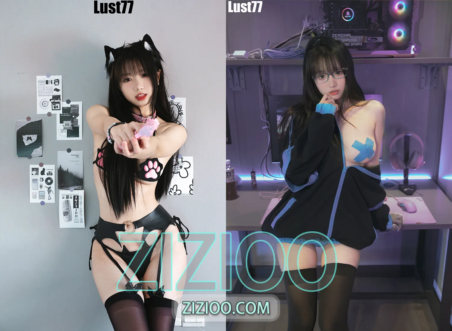 图片[1]-柒柒要乖哦-54套 乖巧学生妹 cos写真合集 持续更新中！-IOE魔盒花园