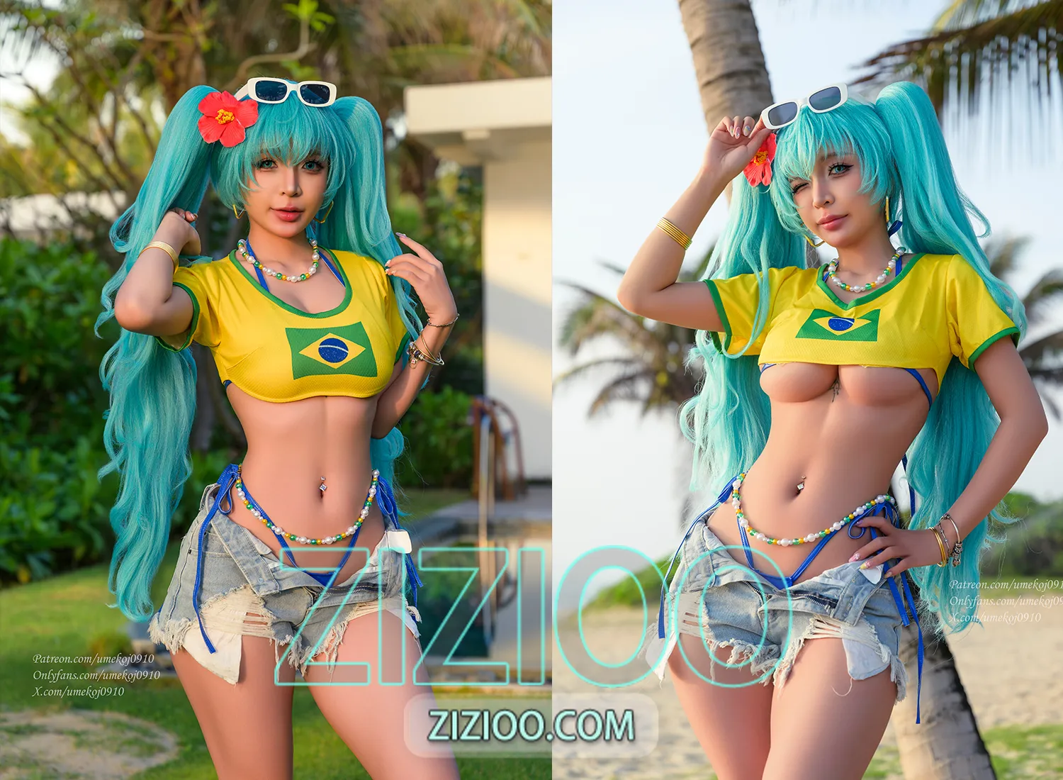 图片[1]-Umeko J – NO.158 Brazilian Miku [104P-899MB]-IOE魔盒花园