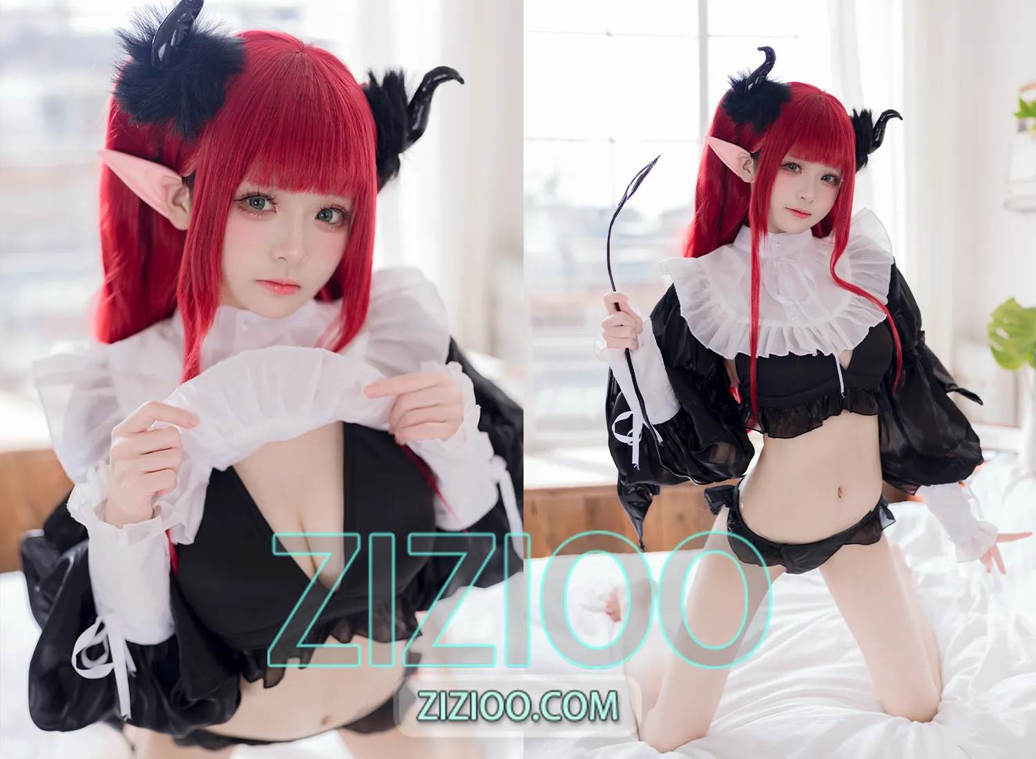 图片[1]-九柒喵 – NO.017 更衣人偶坠入爱河 魅魔利兹 [40P-143M]-IOE魔盒花园