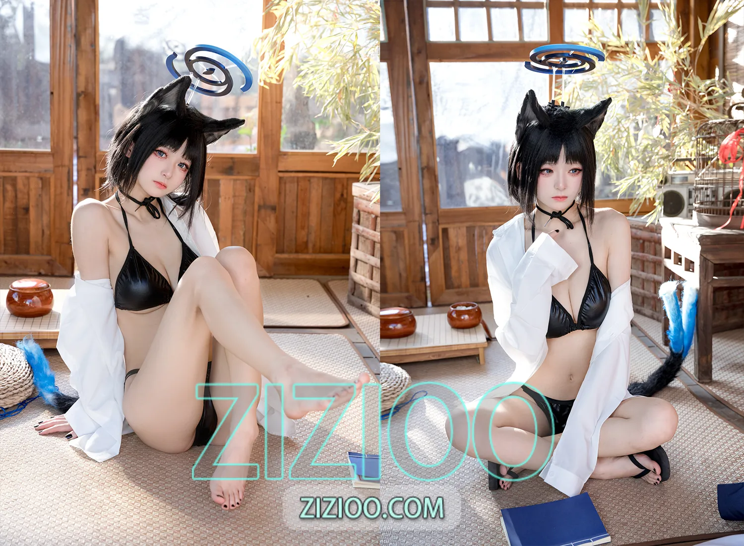 图片[1]-九柒喵 – NO.021 桔梗衬衫 [10P-82MB]-IOE魔盒花园