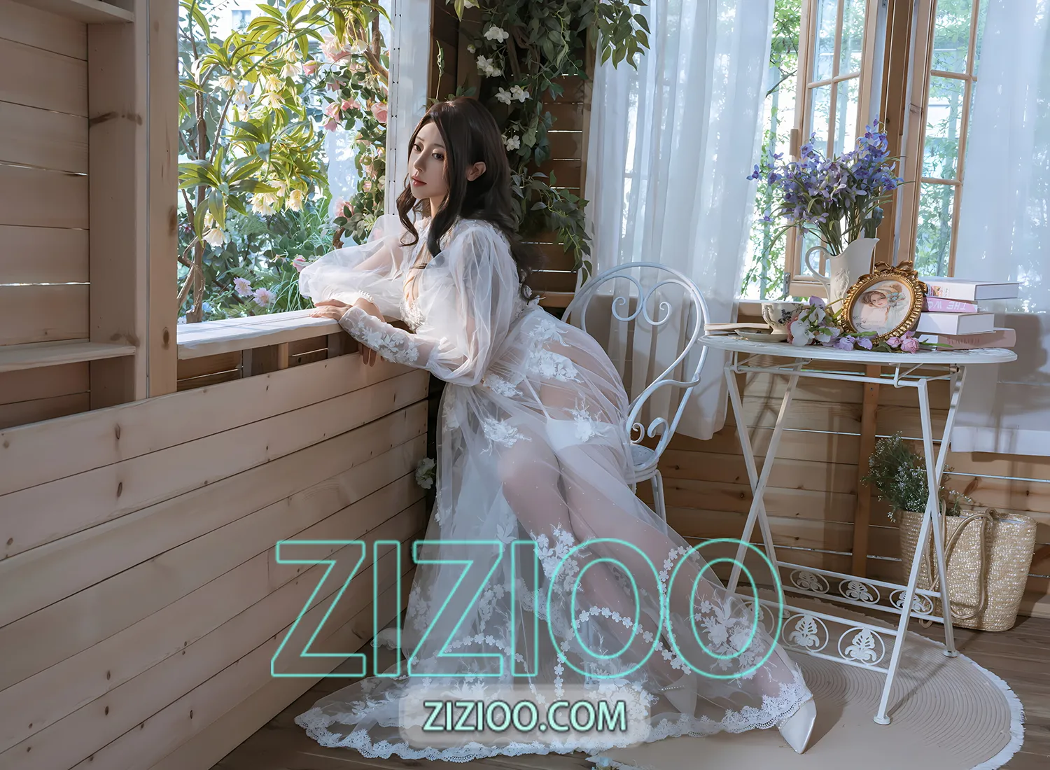 图片[1]-奈汐酱nice – NO.101 下午茶 [73P-777M]-IOE魔盒花园