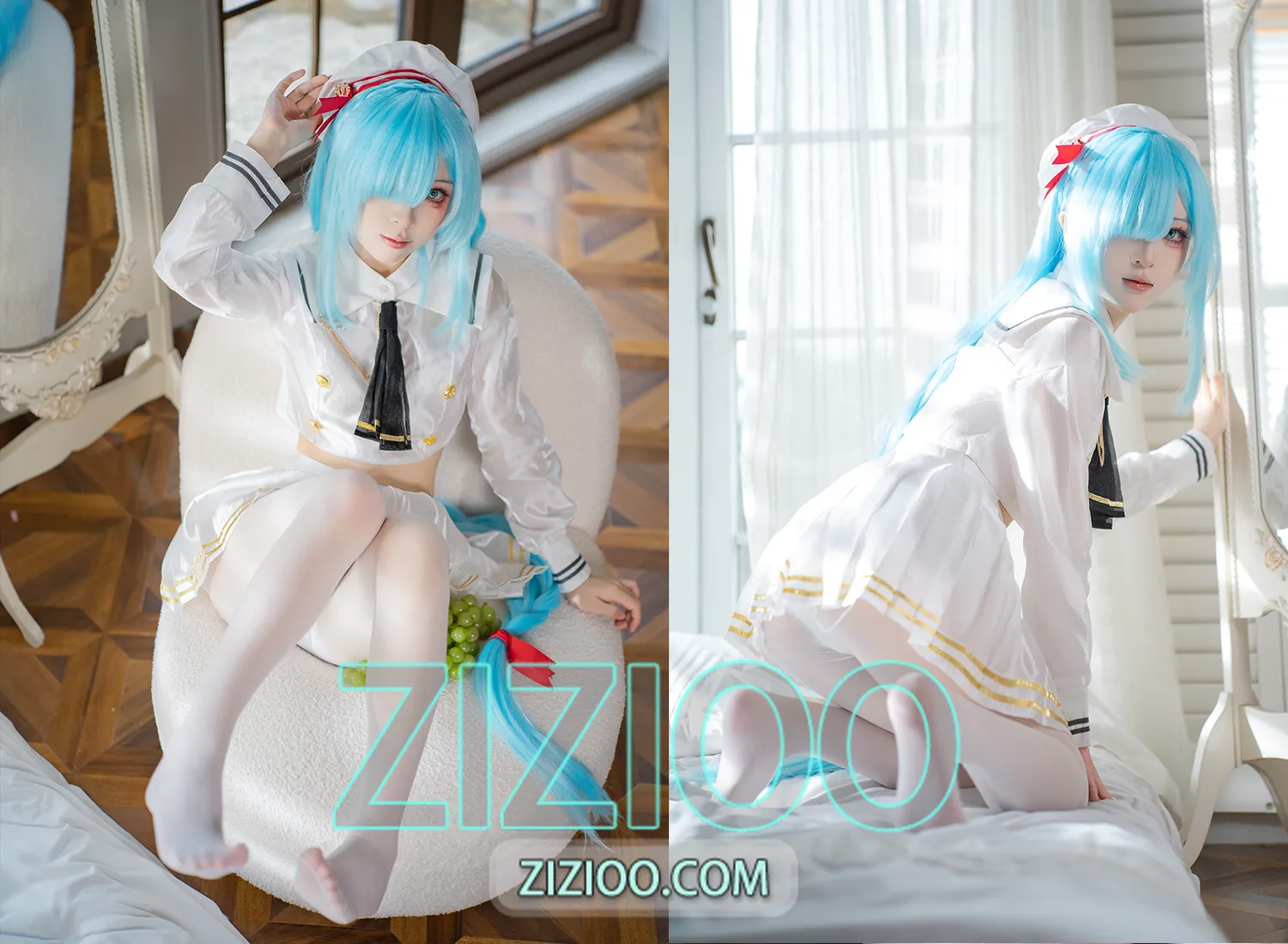 图片[1]-矢量鱼 – NO.015 【更新版本】雅努斯水手服 [38P-369MB]-IOE魔盒花园