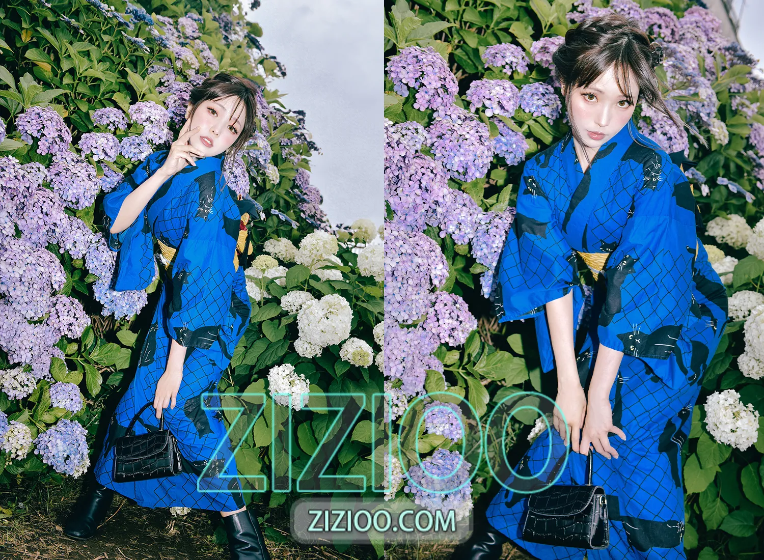图片[1]-ElyEE子 – NO.197 Rainy Season Black Cat [38P+4V-93MB]-IOE魔盒花园