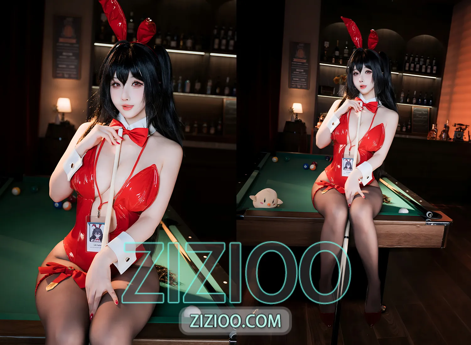 图片[1]-rioko凉凉子 – NO.148 大凤桌球兔女郎 [49P+7V-462M]-IOE魔盒花园