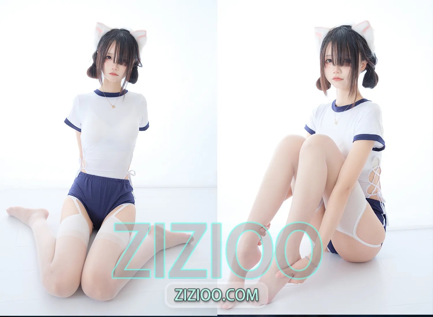 图片[1]-五更百鬼 – NO.044 舰长 体操服 猫耳 [25P-152M]-IOE魔盒花园