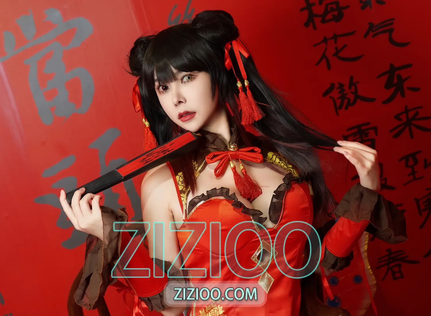 图片[1]-亚马逊鲶鱼 – NO.017 时崎狂三 旗袍 [25P-379M]-IOE魔盒花园