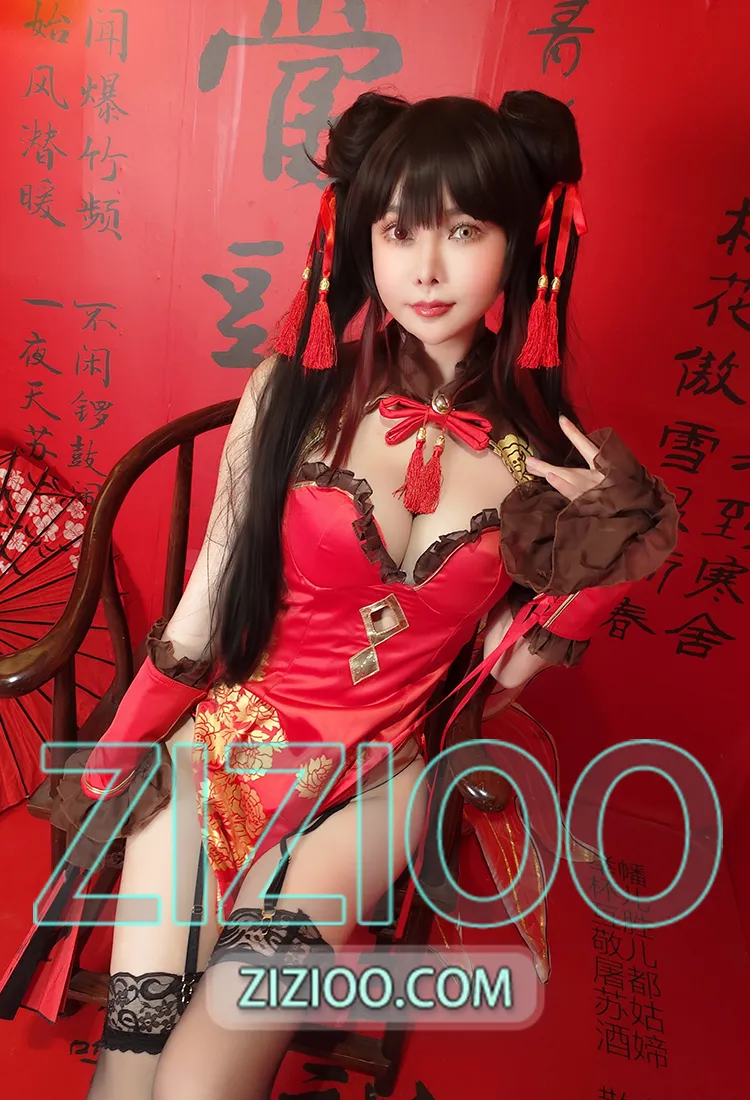 亚马逊鲶鱼 - NO.017 时崎狂三 旗袍 [25P-379M]-IOE魔盒花园
