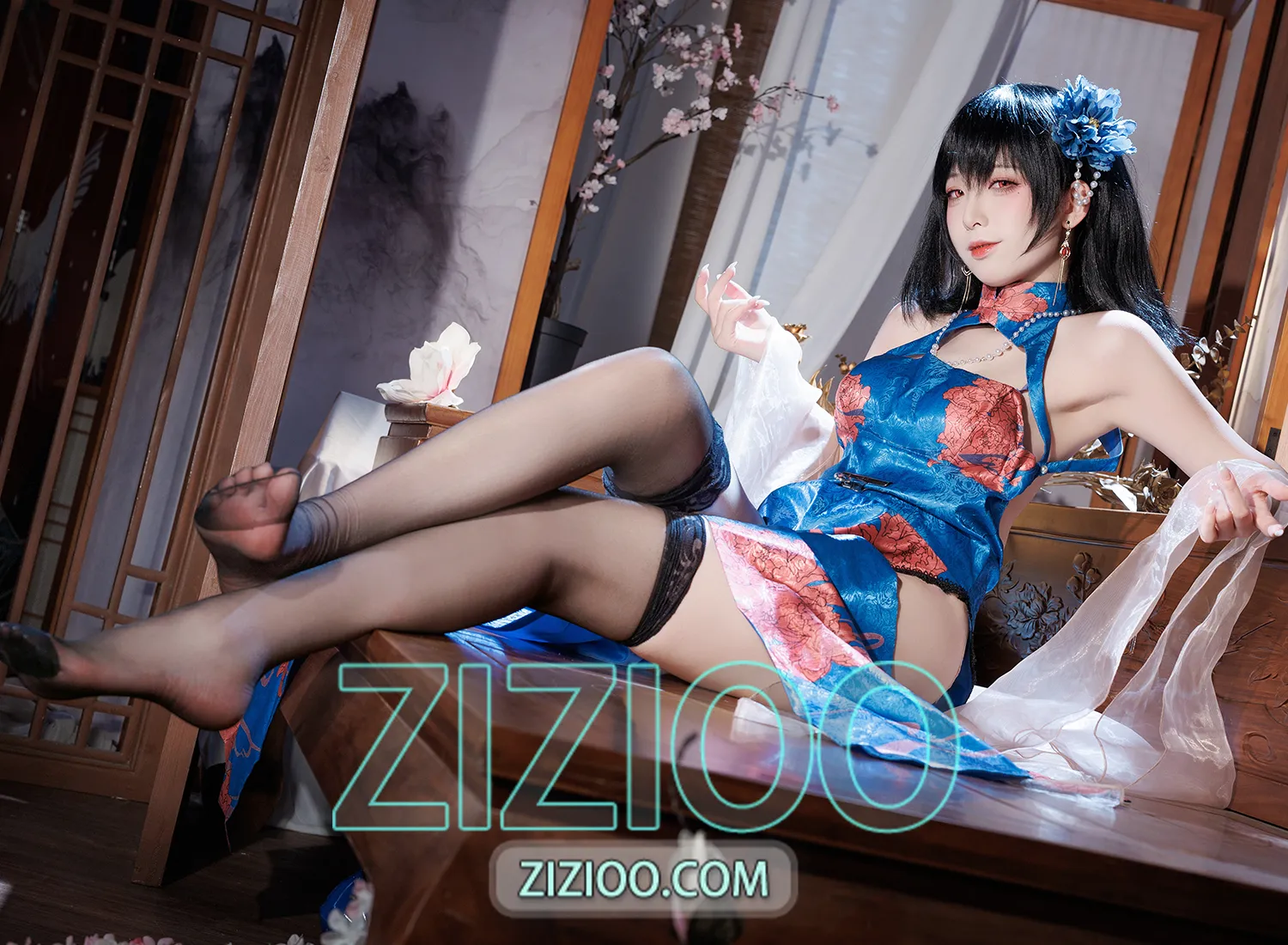 图片[1]-封疆疆v – NO.071 建武旗袍 [12P-153M]-IOE魔盒花园