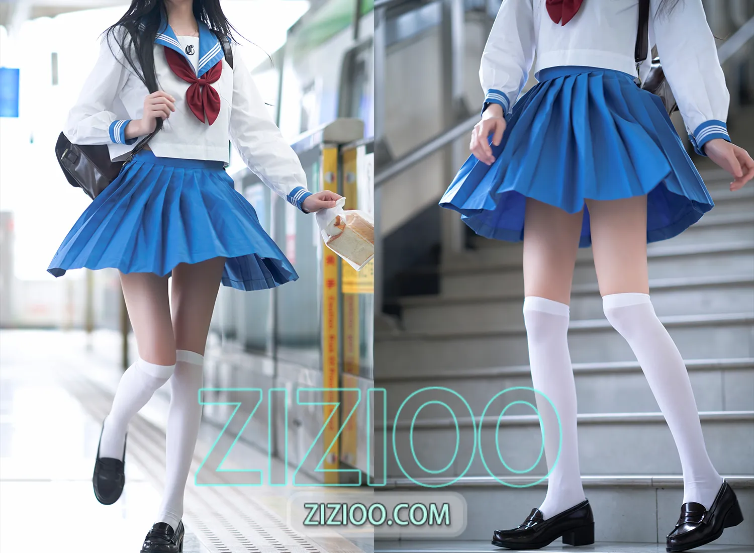 图片[1]-桜桃喵 – NO.216 地铁JK [33P-304M]-IOE魔盒花园
