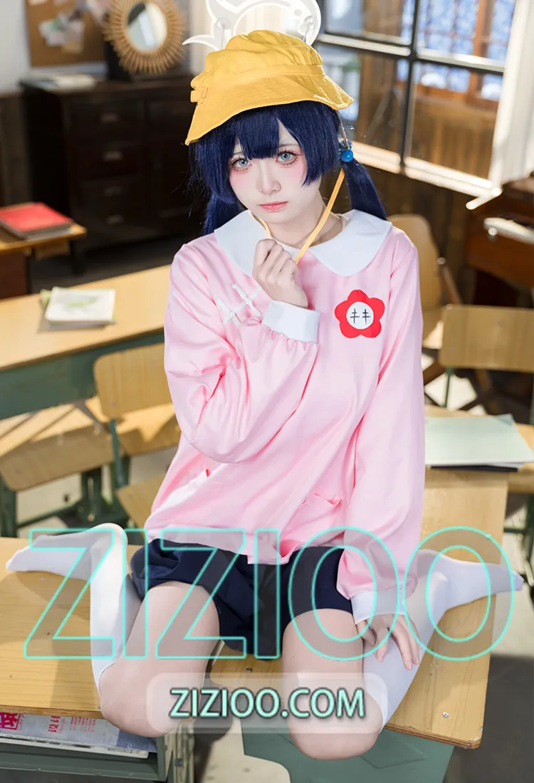 九柒喵 – NO.024 蔚蓝档案 妃咲幼稚园 [25P-90M]-IOE魔盒花园