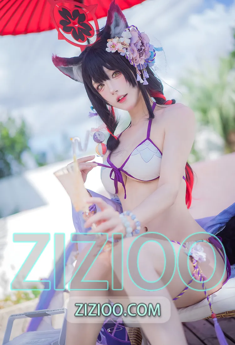 阿包也是兔娘 – NO.111 蔚蓝档案 狐坂若藻 水着 [32P-187M]-IOE魔盒花园