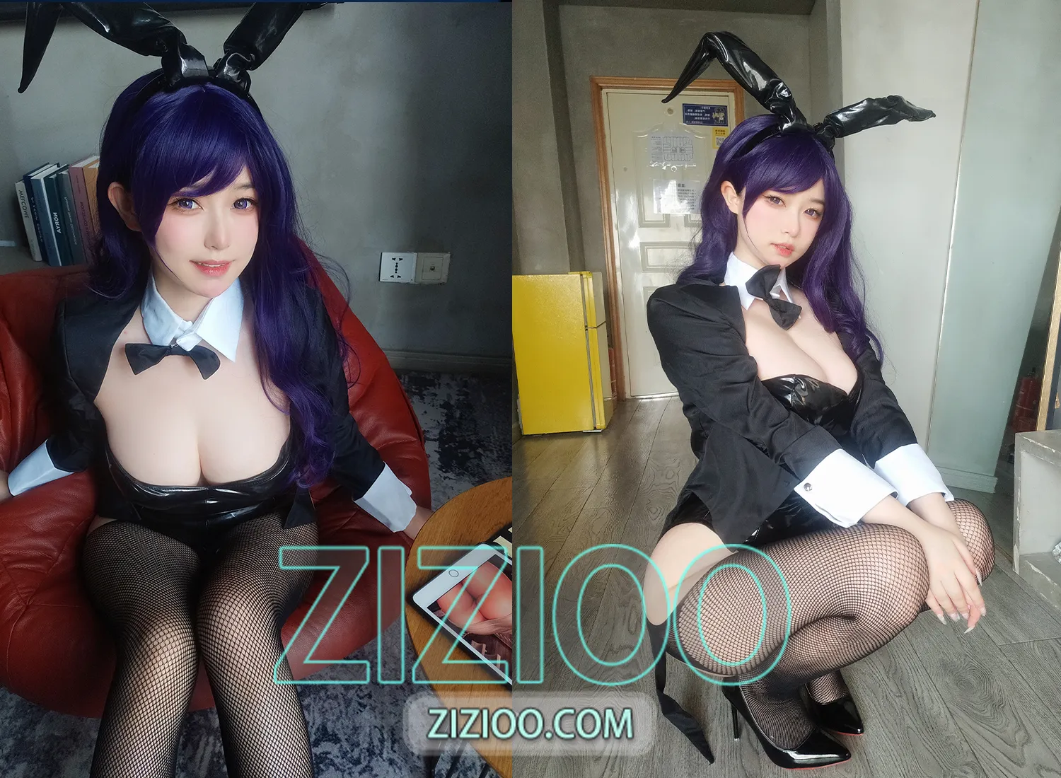 图片[1]-女主K – NO.048 喜多川海梦兔女郎 [52P-350M]-IOE魔盒花园