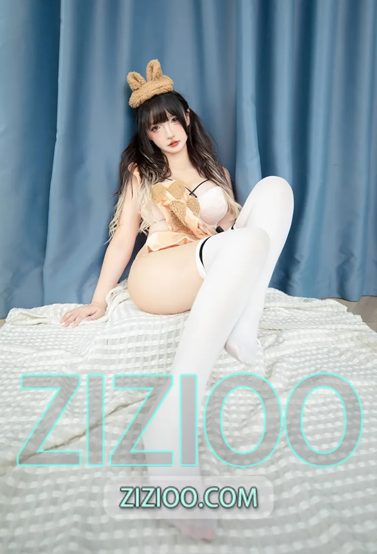 神楽坂真冬 - NO.217 白丝小熊 [75P+2V-83M]-IOE魔盒花园