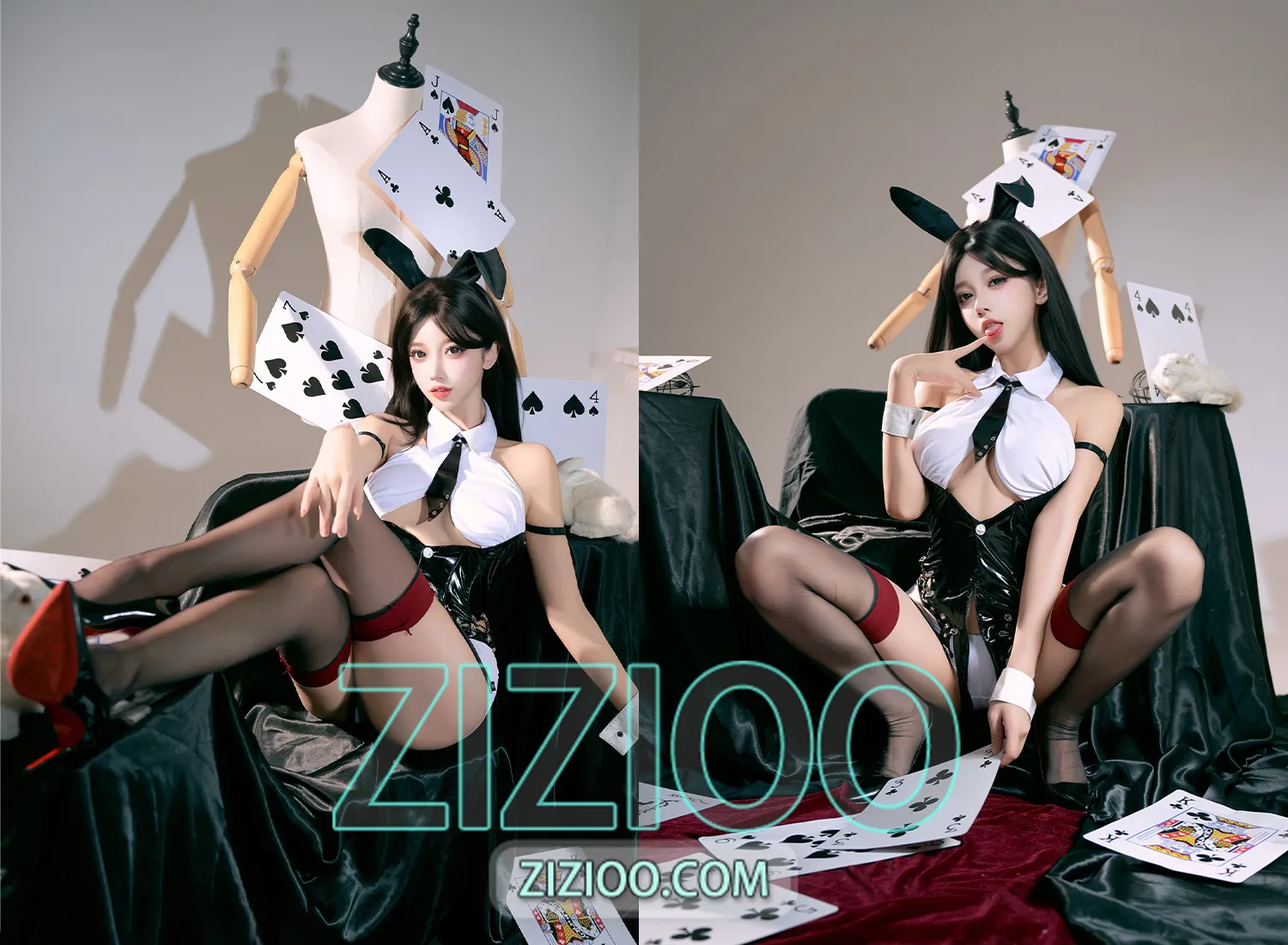 图片[1]-过期米线线喵 – NO.166 兔女郎 [49P-130M]-IOE魔盒花园