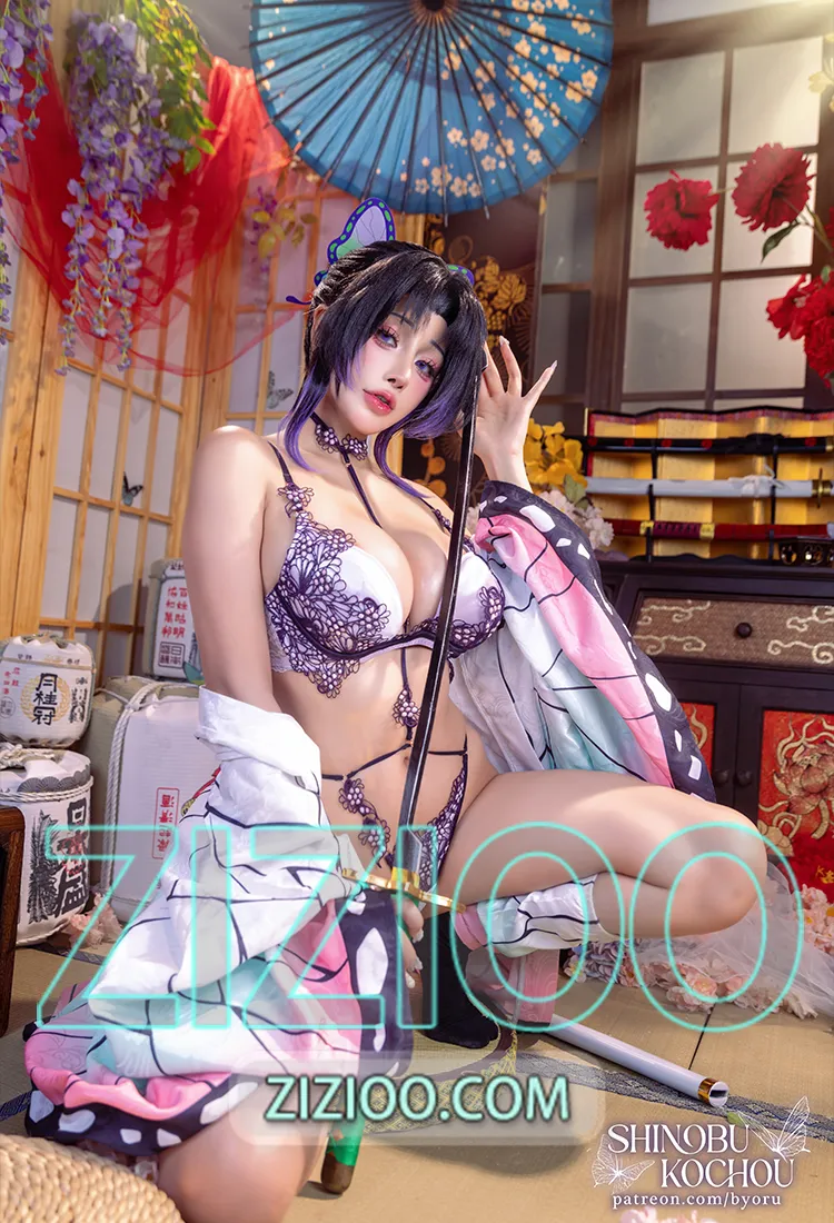 Byoru - NO.293 鬼灭之刃 蝴蝶忍 [72P+27V-4.79GB]-IOE魔盒花园