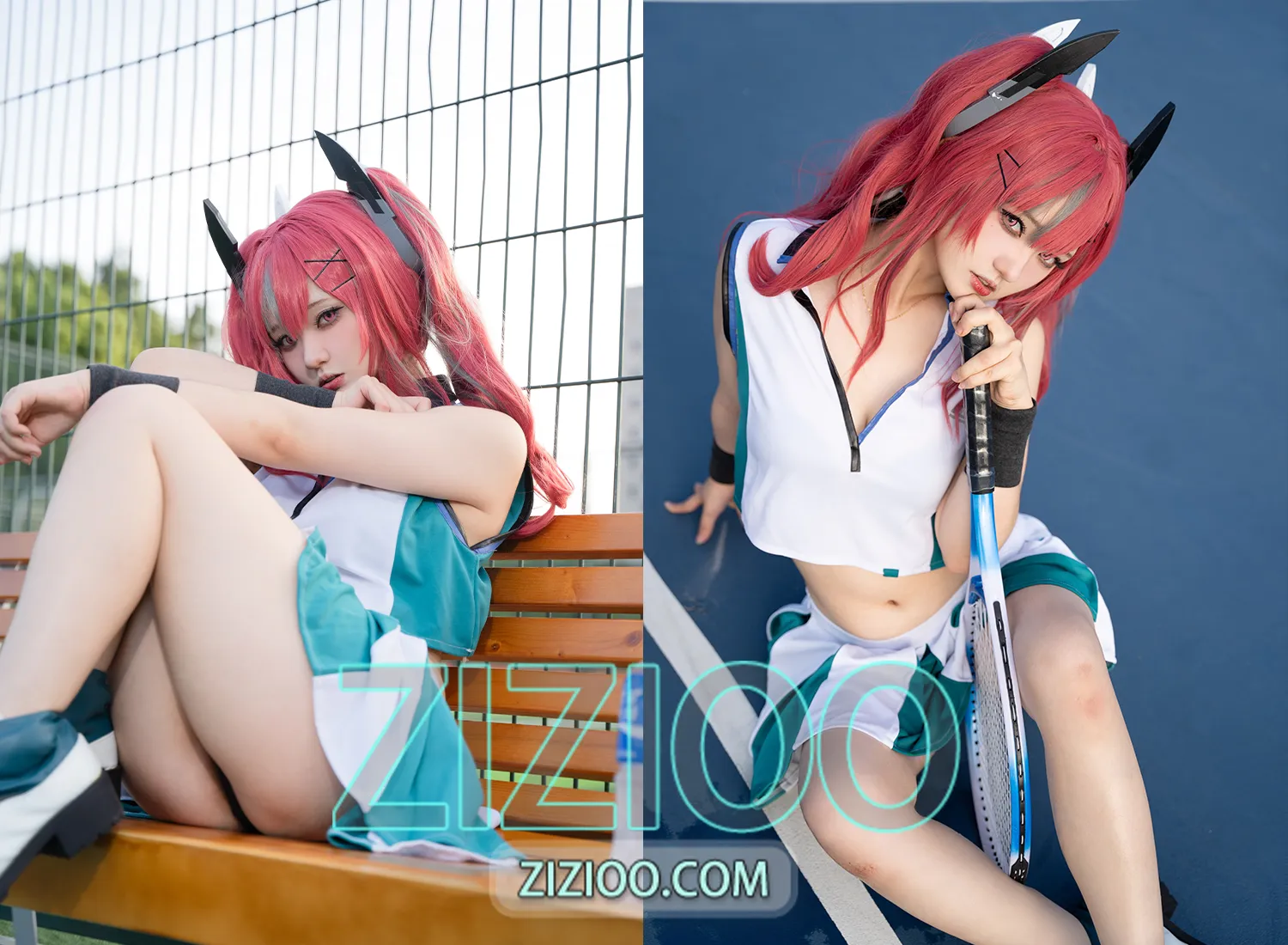 图片[1]-Mercurius-i (露) – NO.004 碧蓝航线 布莱默顿 炙热的网球练习 [20P-270M]-IOE魔盒花园