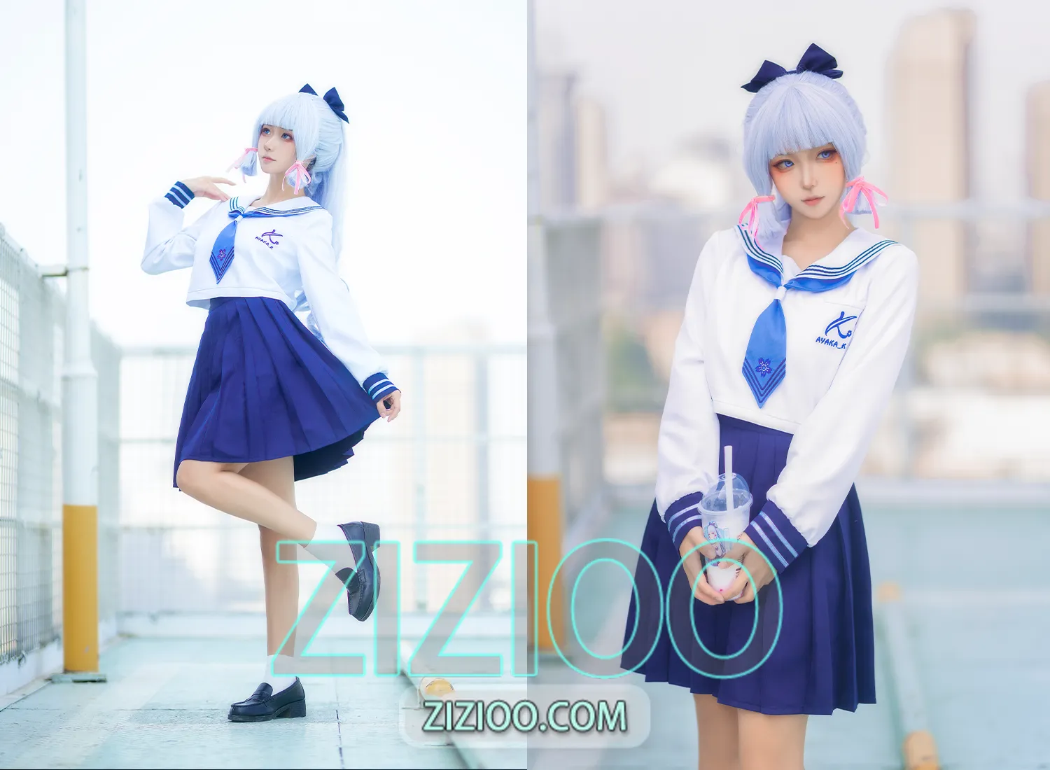 图片[1]-Seya-狮砸 – NO.041 原神 凌华JK [6P-57MB]-IOE魔盒花园