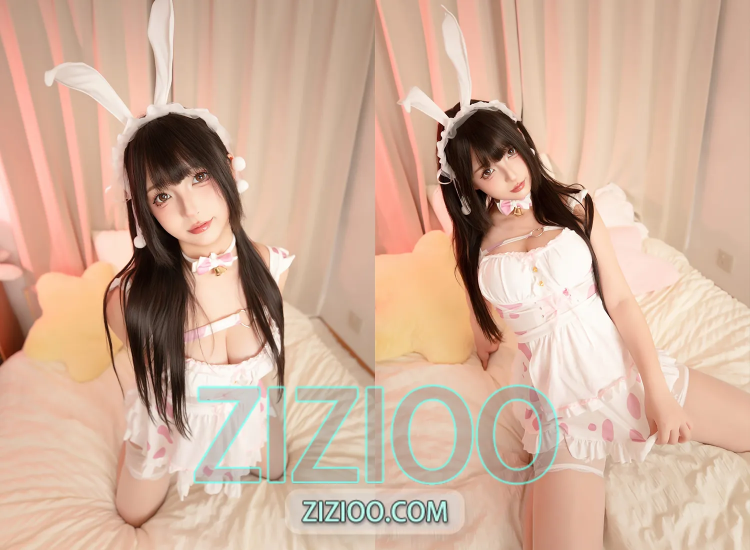 图片[1]-神楽坂真冬 – NO.223 白丝兔绒 [75P-259M]-IOE魔盒花园