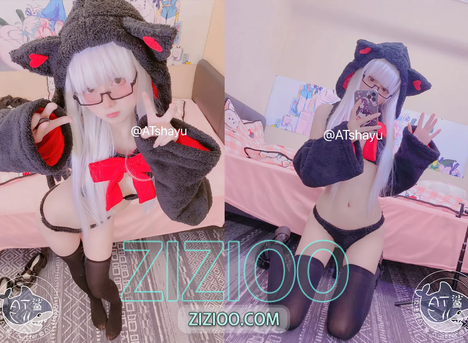 图片[1]-AT鲨 – NO.086 喵喵觐见 [50P-74M]-IOE魔盒花园