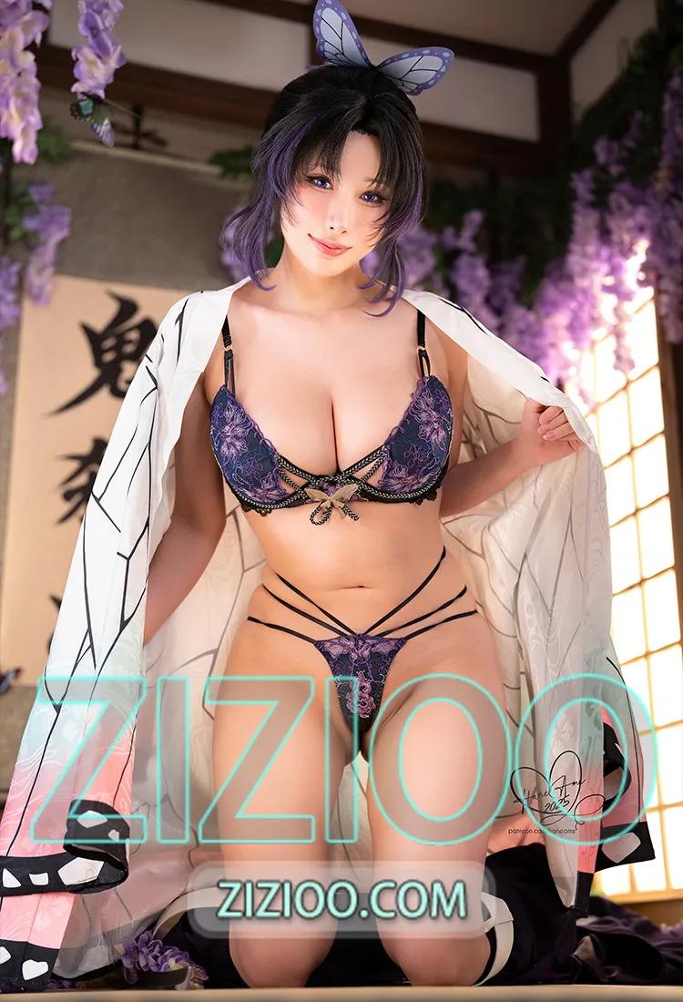 雨波_HaneAme – NO.458 鬼灭之刃 蝴蝶忍 [45P+10V-665M]-IOE魔盒花园