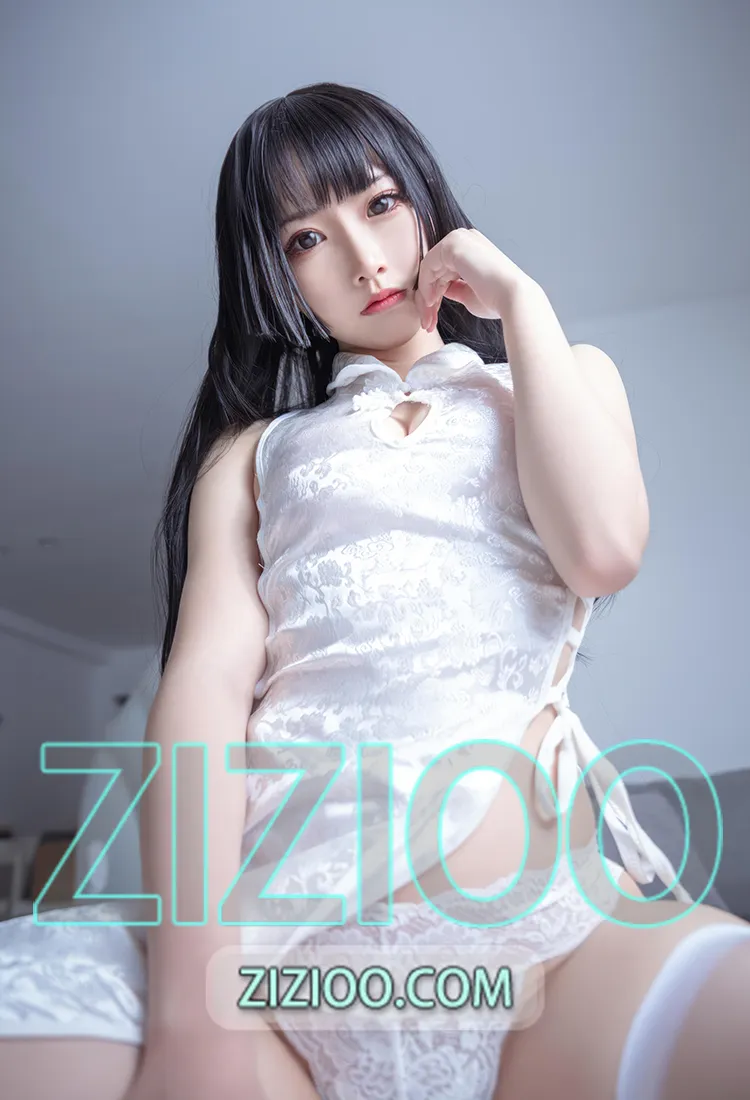 面饼仙儿 - NO.149 白色旗袍 [60P-510M]-IOE魔盒花园