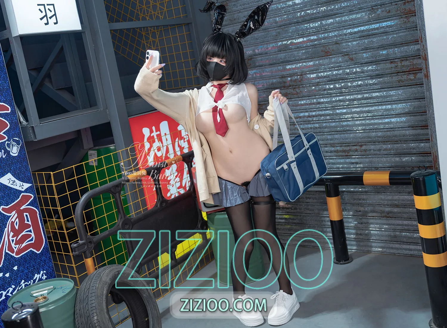 图片[2]-黏黏团子兔 – NO.231 (咬一口兔娘) 25年10月 賽博逆JK [87P-377MB]-IOE魔盒花园