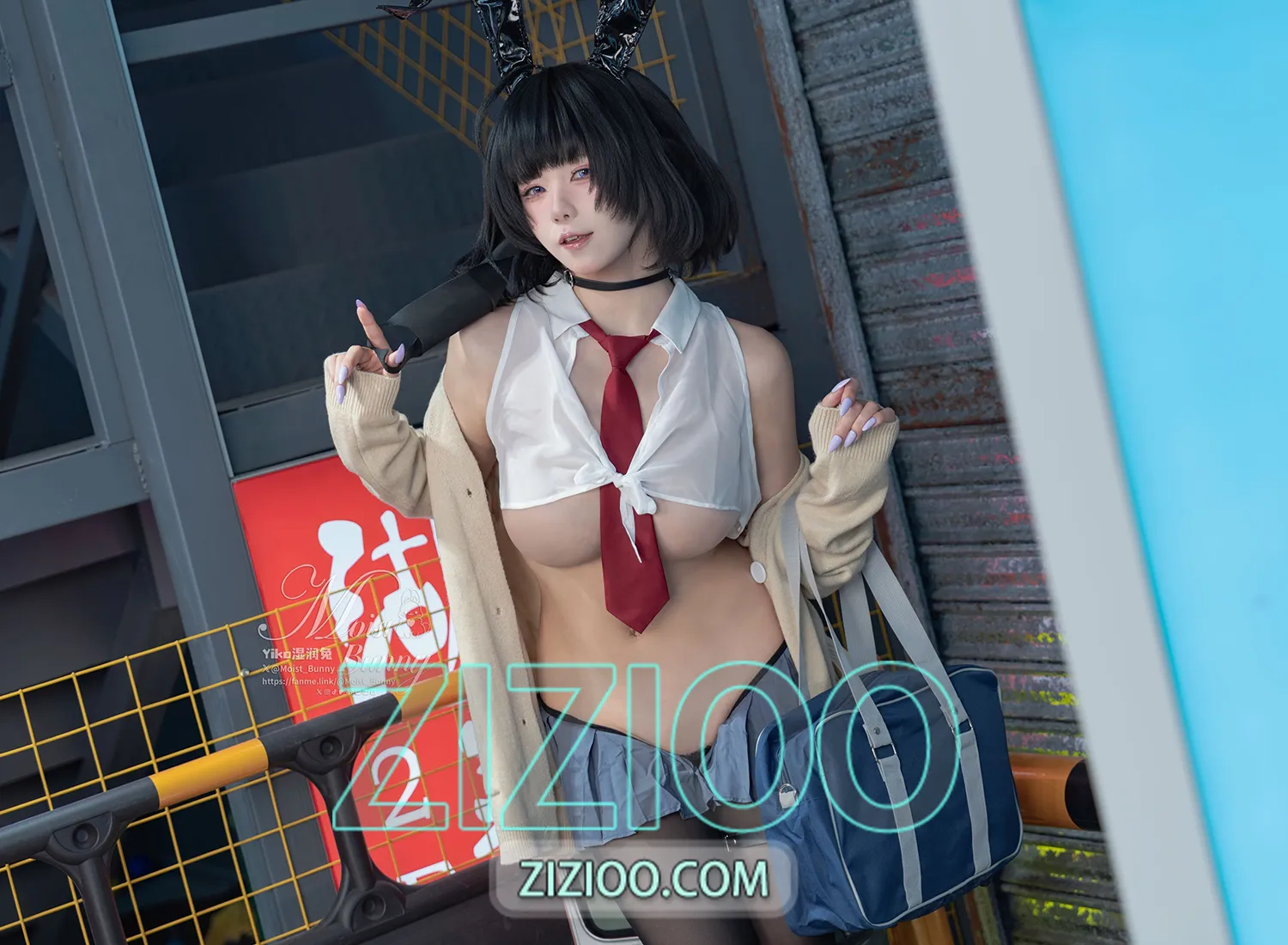 图片[1]-黏黏团子兔 – NO.231 (咬一口兔娘) 25年10月 賽博逆JK [87P-377MB]-IOE魔盒花园