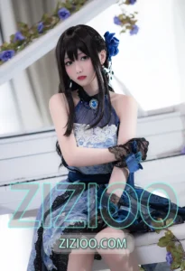 小木曾AYA - NO.006 偶像大师 涩谷凛 礼服 [13P-64MB]-IOE魔盒花园