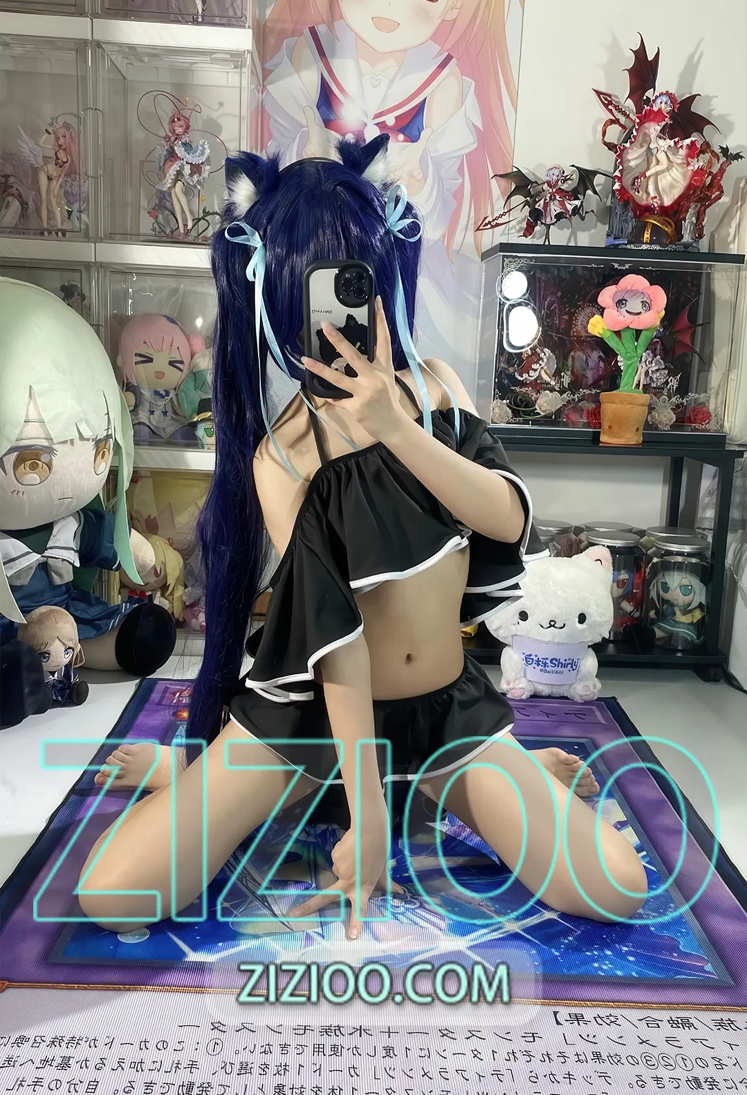 白栎Shirly – NO.021 蔚蓝档案 黑见茜香香 [119P-1.13GB]-IOE魔盒花园