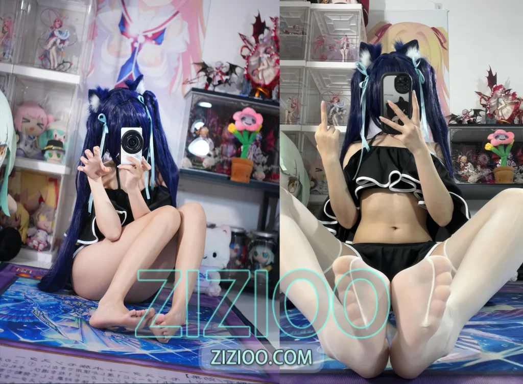 图片[1]-白栎Shirly – NO.021 蔚蓝档案 黑见茜香香 [119P-1.13GB]-IOE魔盒花园